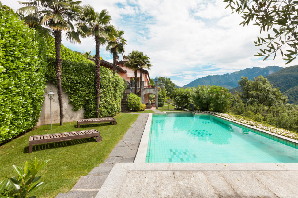 swimming pool terrace house