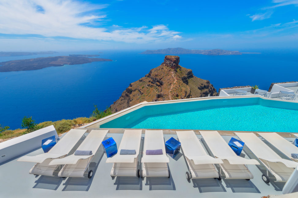 swimming pool in terrace